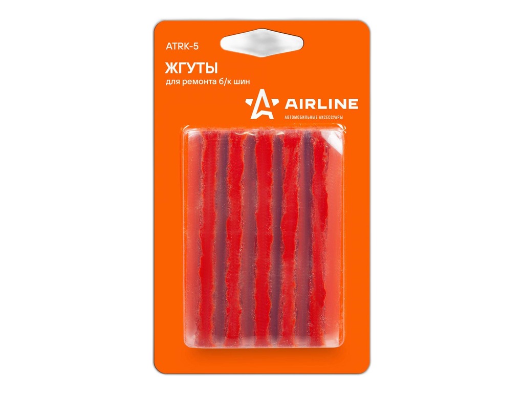 Нож для шиномонтажа, серповидный, L=195мм., лезвие L=89мм., металл/дерево AirLine, артикул ATRK55 — фото автозапчасти