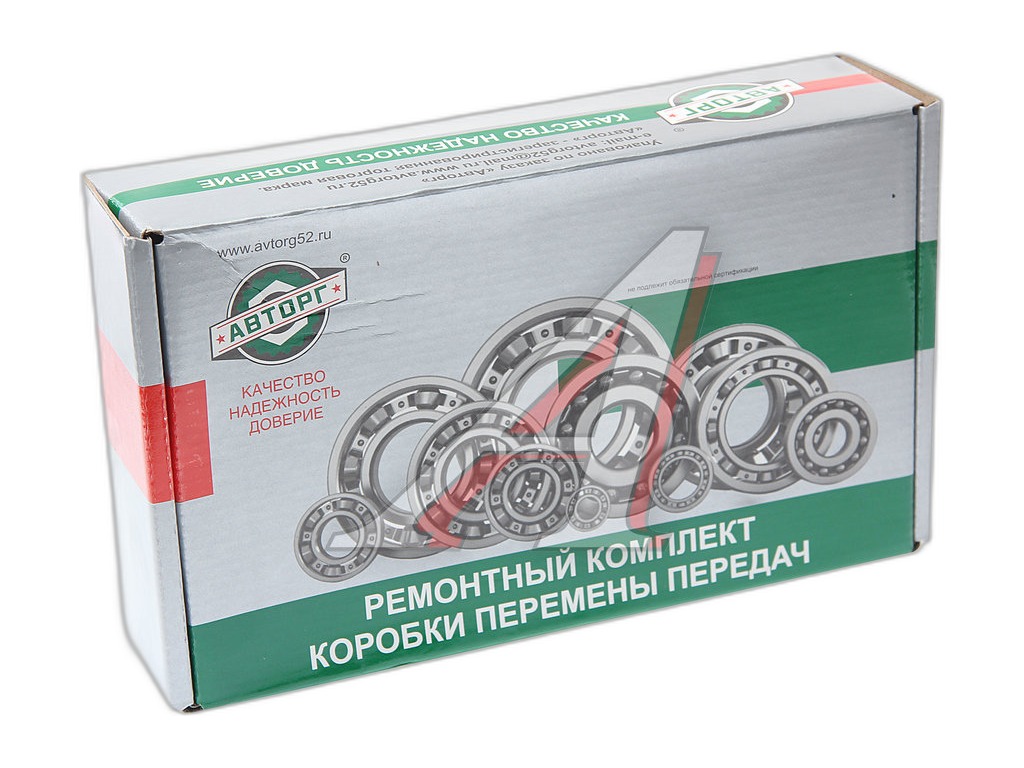 Рем. комплект КПП ГАЗон NEXT C41R11, 5-ти ст., 13-ть наименований, к-т=подшипники (264706+64706+VKHB9113+64910Е+64812Е+6409+6311.2RS)+сальники 2шт. 21269 ZFauto, артикул AV4111-1701805 ZF — фото автозапчасти