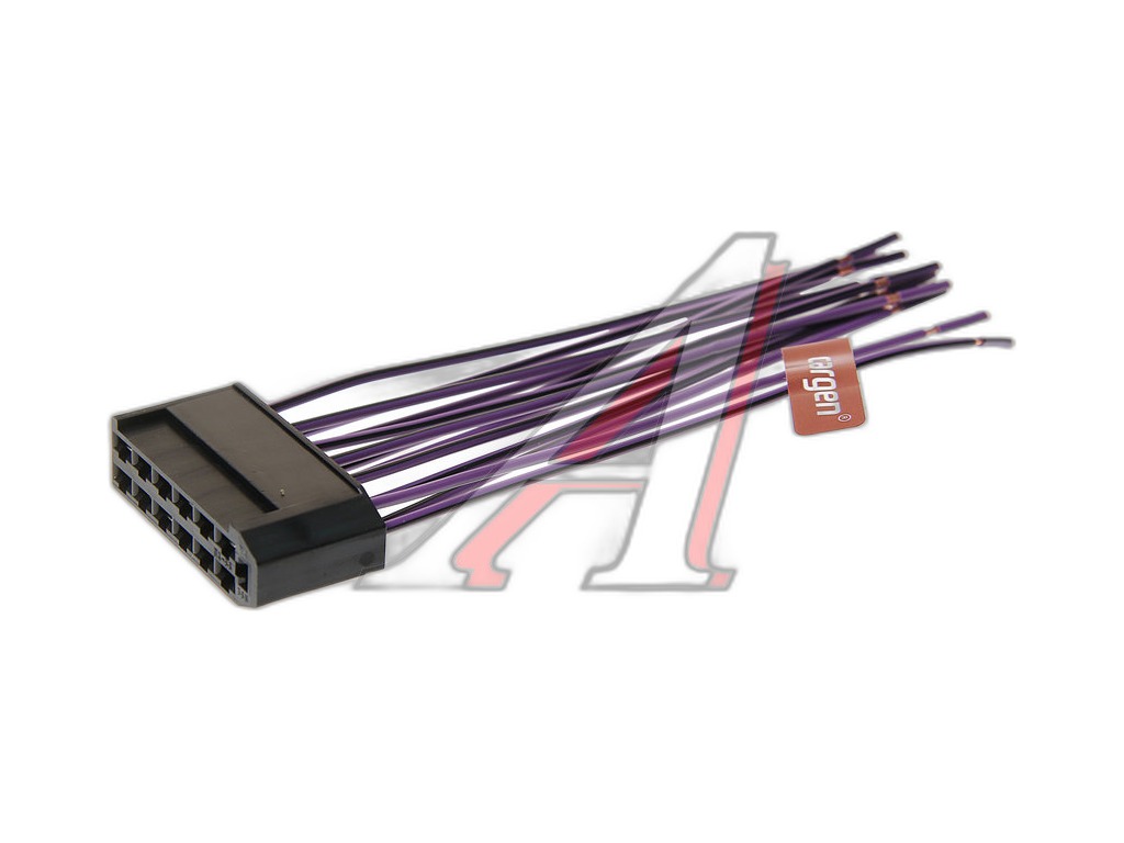 Колодка соединит. 13-ти конт., разъём 2108-3724365 (13pin), гнездовая межжгутовая ВАЗ, в сб. с проводами (АХ34701, 2108-3724365) Cargen, г. Тольятти, артикул AX34701 — фото автозапчасти