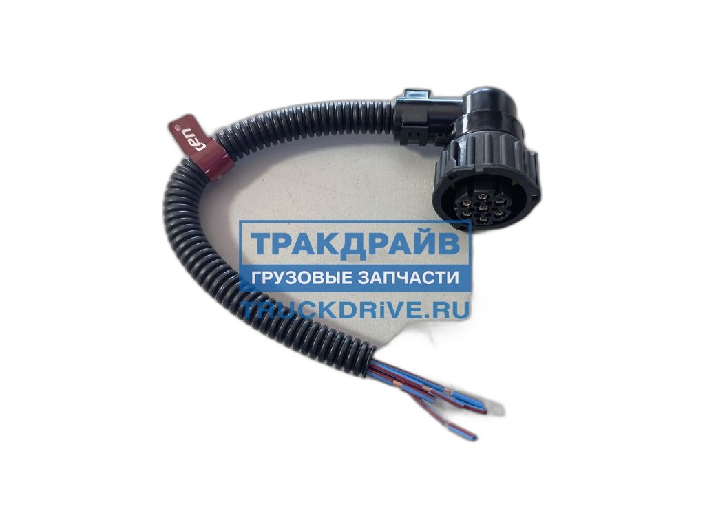 Разъём байонет (вилка) 1-967447-1 (7pin) 7-и конт., с прямым адаптером, блок-фары ГАЗ, КАМАЗ, МАЗ, заднего светодиодного фонаря КАМАЗ, в сб. с проводами (АХ5035, 233775, 2313775, 5669377602, 23.3775, 231.3775, 5669.377602) Cargen, г. Тольятти, артикул AX5035 — фото автозапчасти