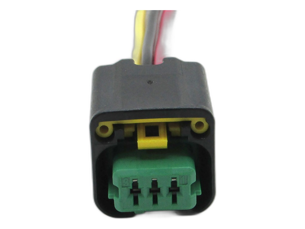 Колодка соединит. 3-х конт., разъём 211PC032S5149 (3pin), датчика заднего хода LADA Vesta, с проводами (АХ6433) Cargen, г. Тольятти, артикул AX6433 — фото автозапчасти