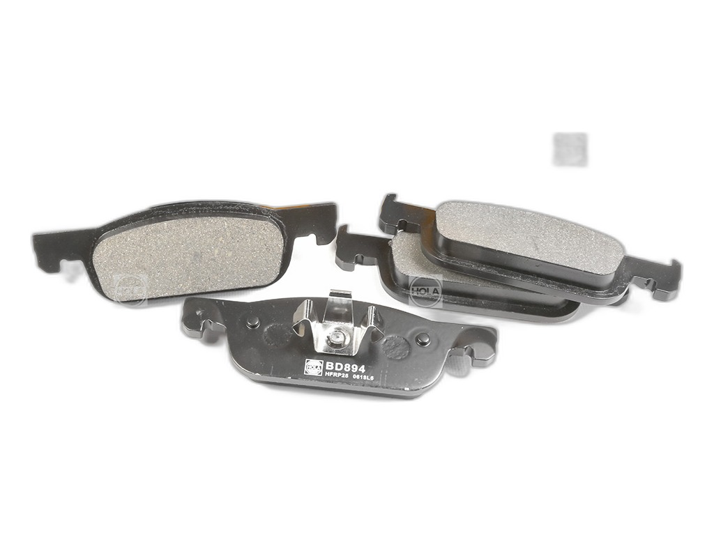 Колодка тормозная LADA XRAY, RENAULT Sandero II, Logan II, DACIA  8V (155х49х17,5) (к-т 4шт) перед HOLA, артикул BD894 — фото автозапчасти