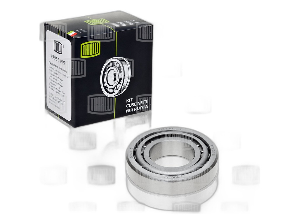 Подшипник 6-7207 дифференциала ВАЗ 2108-21099, 2110-2112, 2113-2115; КПП промежуточного вала ГАЗ 33104 Валдай, ГАЗон NEXT (7207, 2108-2303036, 30207) TRIALLI, артикул CT 210 — фото автозапчасти