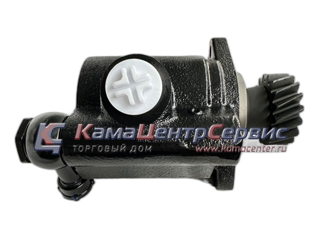 Насос ГУР SHACMAN F2000, F3000, Х3000 дв.WP10, z=17зуб., 135bar, резьба М26х1,5, М18х1,5мм., чугунный МАРК, артикул DZ9100130011 — фото автозапчасти