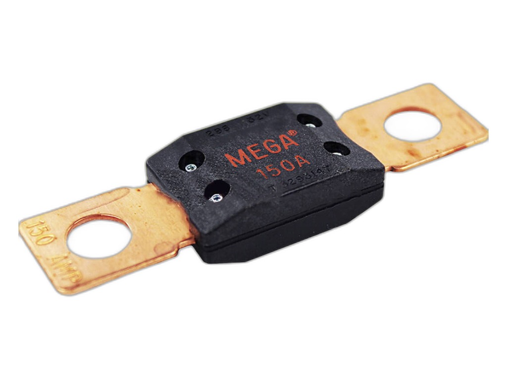 Предохранитель плоский "MEGA FUSES", 150А., болтовое соединение, Tesla Автоэлектроника, г. Тверь, артикул FG 150A — фото автозапчасти