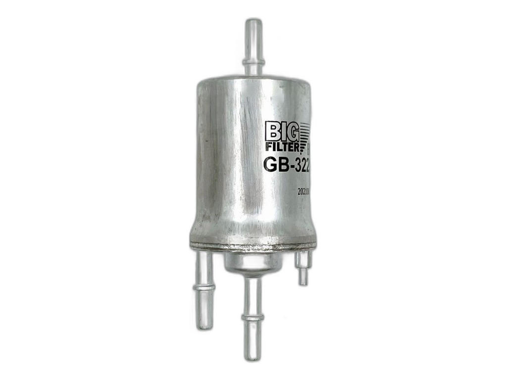 Фильтр топливный AUDI A3, TT, SKODA Fabia I,II, Octavia II, Rapid, Roomster; VW Beetle, Caddy III,IV, Eos, Golf V,VI, Jetta III,IV, New Beetle, Polo IV,V,Sedan, Touran BIG FILTER, артикул GB-3229 — фото автозапчасти