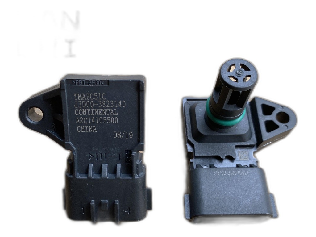 Датчик давления для турбокомпрессора YC4G180N, YC4G190N, YC6G260N-50/40, КОНВЕЙЕРНЫЙ ОРИГИНАЛ (A2C14105500) Yuchai, артикул J3D00-3823140 — фото автозапчасти