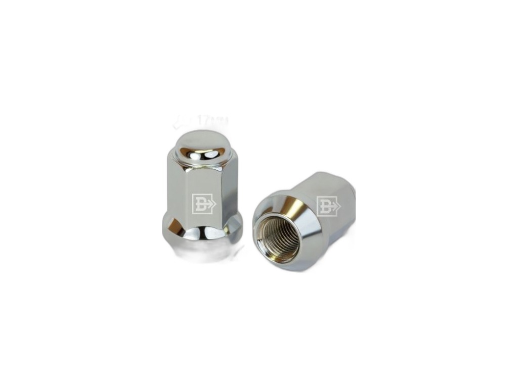 Болт колеса секретный М12х1.25 Н23/36, конус, хром, (к-т 4 шт+1 ключ) LS, артикул JN-615 (М12х1,25) — фото автозапчасти