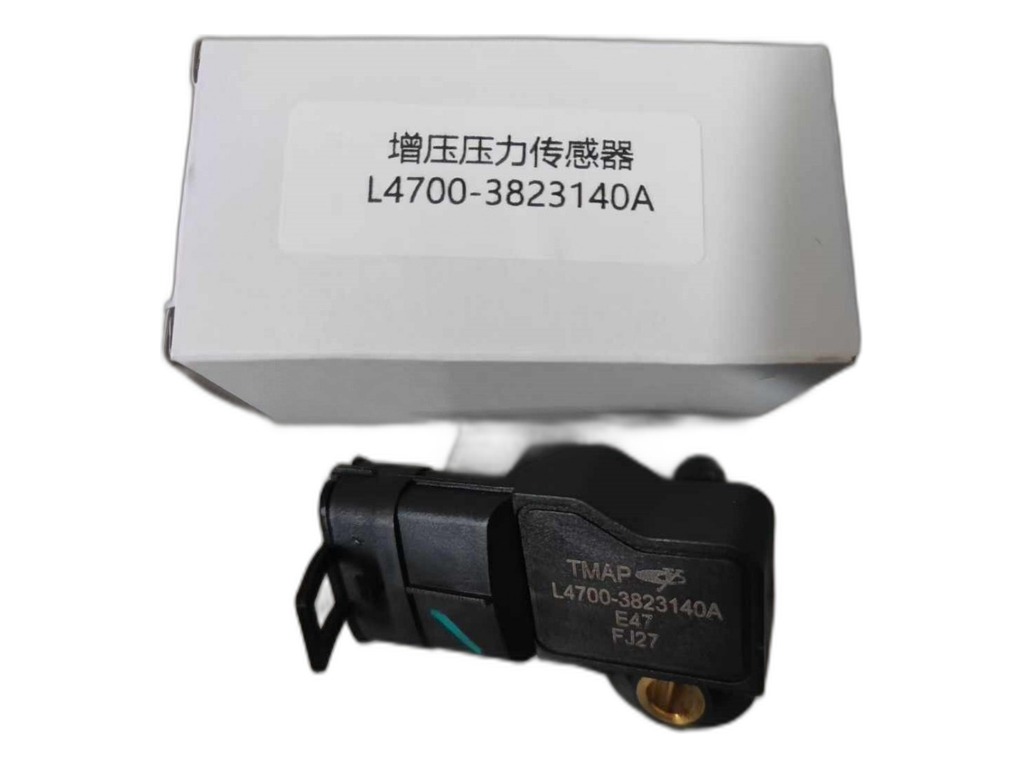 Датчик давления и температуры для турбокомпрессора YC4G190N-50, YC6G260N-50, YC6J210N-52, YC6L28, КОНВЕЙЕРНЫЙ ОРИГИНАЛ Yuchai, артикул L4700-3823140A — фото автозапчасти