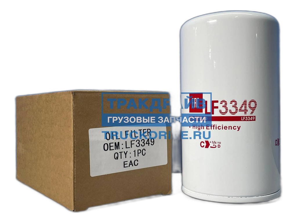 Фильтр очистки масла КАМАЗ, ПАЗ, КАВЗ, НЕФАЗ дв.Cummis EQB 210 20, B 215-20, тонкой очистки,D=93,12мм., H=176,28мм., G1-16UN-2B (ФМ 305.68, 3903264, 3890708, W950/18, 5105, 9.2.43, ВT339, ELF7349, GB-1255, H19W08, KF6349, LF3349, LF3806, LFP558615, OC320, OG108, 172562, P550722, P551018, SM849, W95016, 95018, ЕКО-02.30, ФМ 053.1012005, 44.3.007) ZTD, артикул LF3349-3934430 ZTD — фото автозапчасти