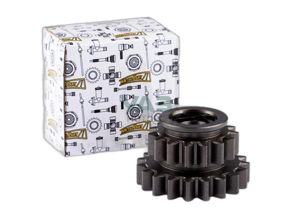 Блок шестерен КПП УАЗ-452 заднего хода с/о в сборе MetalPart г.Санкт-Петербург, артикул МР-451Д-1701080-20 — фото автозапчасти