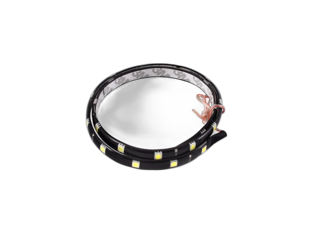 Лента светодиодная 12V 60см. 24 SMD диодов, белая Skyway, артикул S03201004 — фото автозапчасти