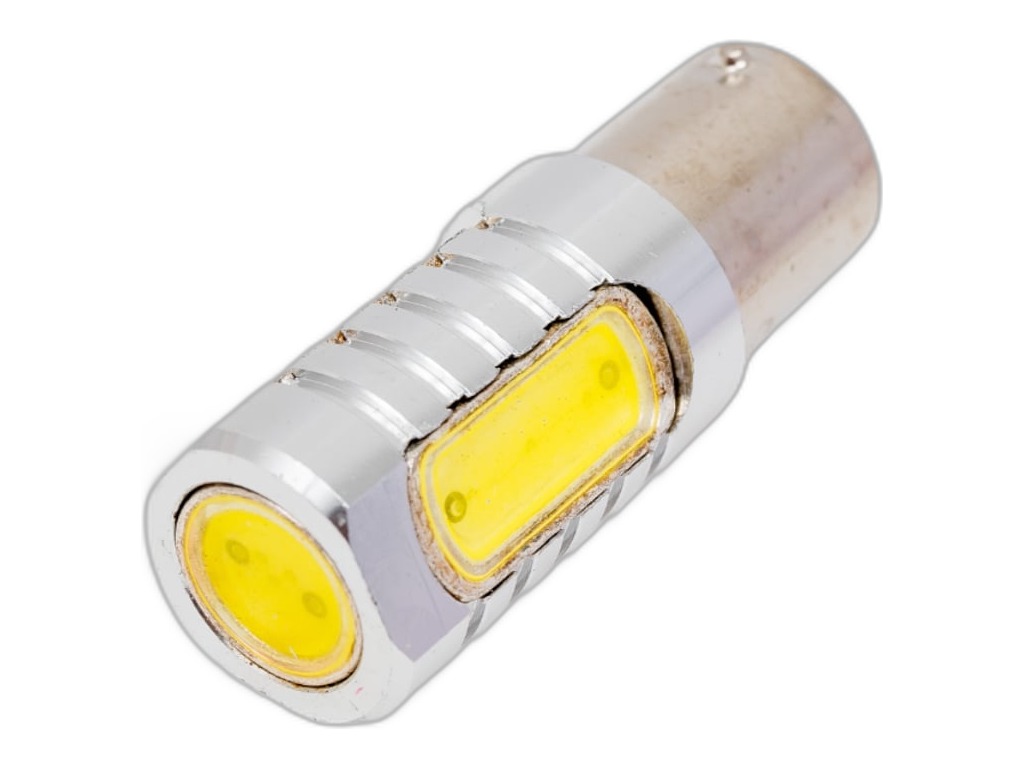 Автолампа диод S25 (P21W) 12V 5SMD диодов белая, габариты, стопы, поворот, задние противотуманные фары, фонари заднего хода (S08201056) Skyway, артикул S1156-1157-5SMD-1.5W — фото автозапчасти
