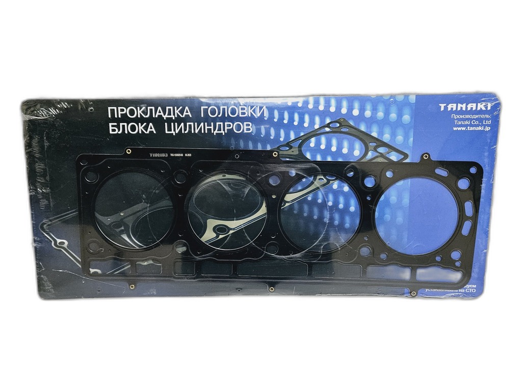 Прокладка головки блока цилиндров дв.ММЗ 245.7Е3, 245S3A, 245.30Е3, 245.43S3АМ-187, Евро 3, 4, металлическая (245-1003020, 719-73-07, 50-1003070-А9, EG202453) TANAKI, артикул TKG-1003020-91 — фото автозапчасти