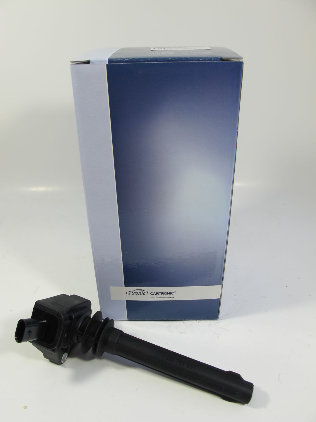 Катушка зажигания ЗМЗ 405, 409 ЕВРО-3, 4 (аналог BOSCH 0 221 504 027) (CTR0077001) CARTRONIC, артикул 0-0221504027 — фото автозапчасти