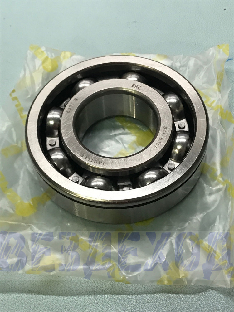 50307 (6307N) подшипник первич. вала КПП ГАЗ 3110, 3302, блока шест. КПП 53, 66 EU, артикул 0-50307АК — фото автозапчасти