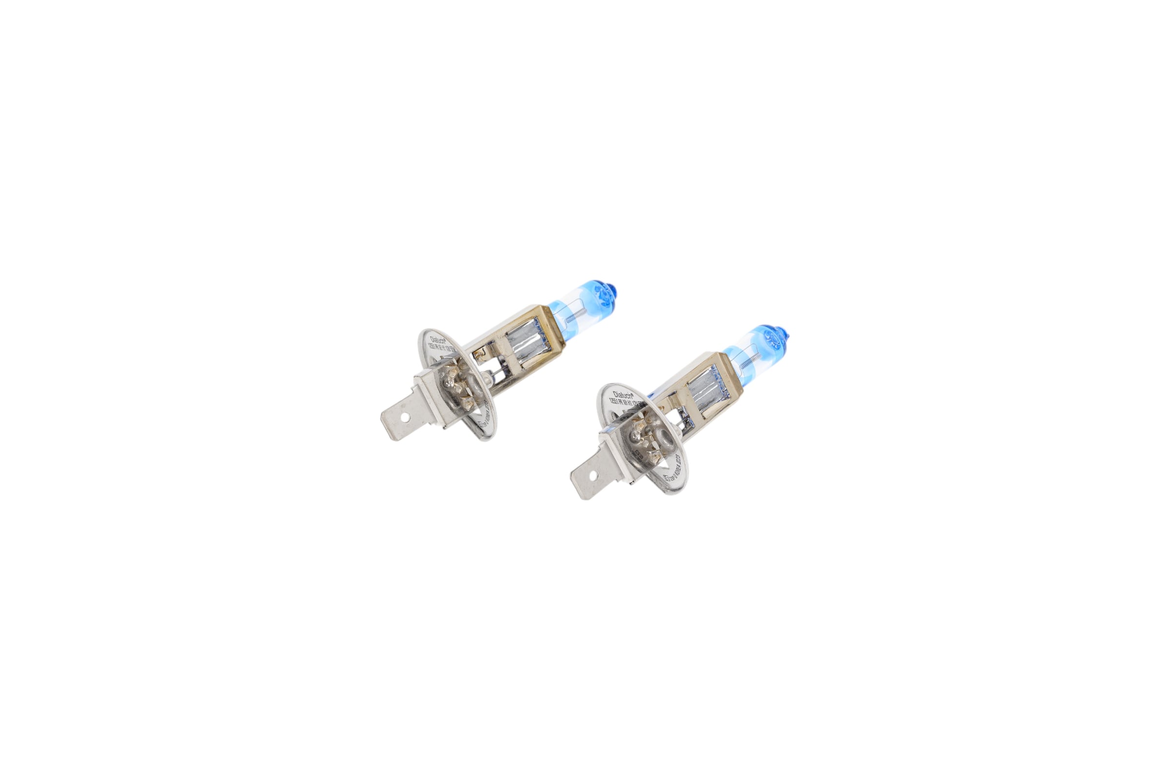 Лампа H1 12Vх55W голубая +100% «EcoLight Sirius» 4000 K (к-т 2 шт) ДИАЛУЧ, артикул 12551 ELS DUO — фото автозапчасти