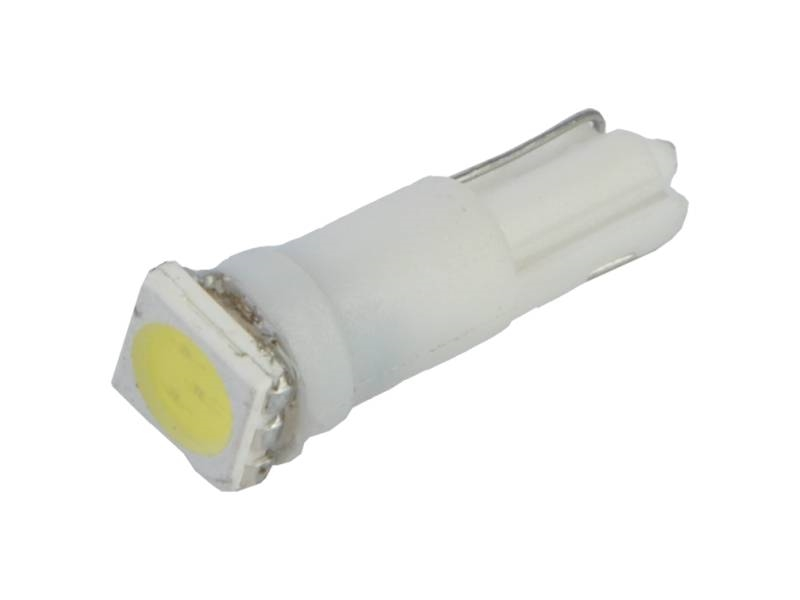Автолампа W1.2W, 12V светодиод T5 1SMD W2.0x4.6d WHITE. 12T5-W\1SMD "МАЯК" — фото автозапчасти