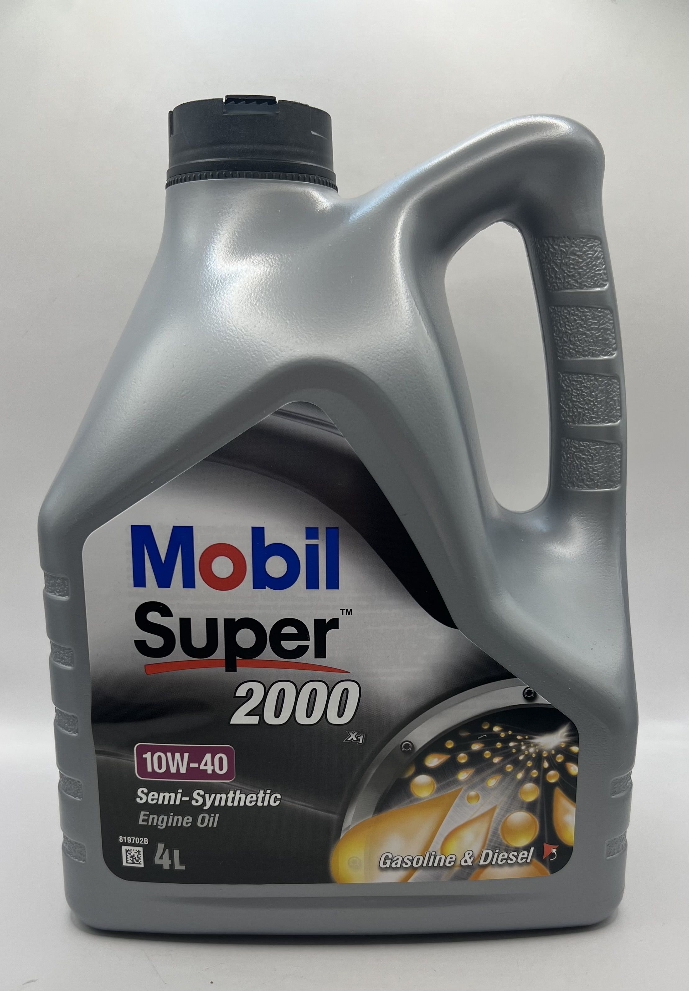 Масло моторное Mobil Super 2000 X1 10W-40 SN+, A3/B3 п/синтетика 4 л, артикул 150548 — фото автозапчасти