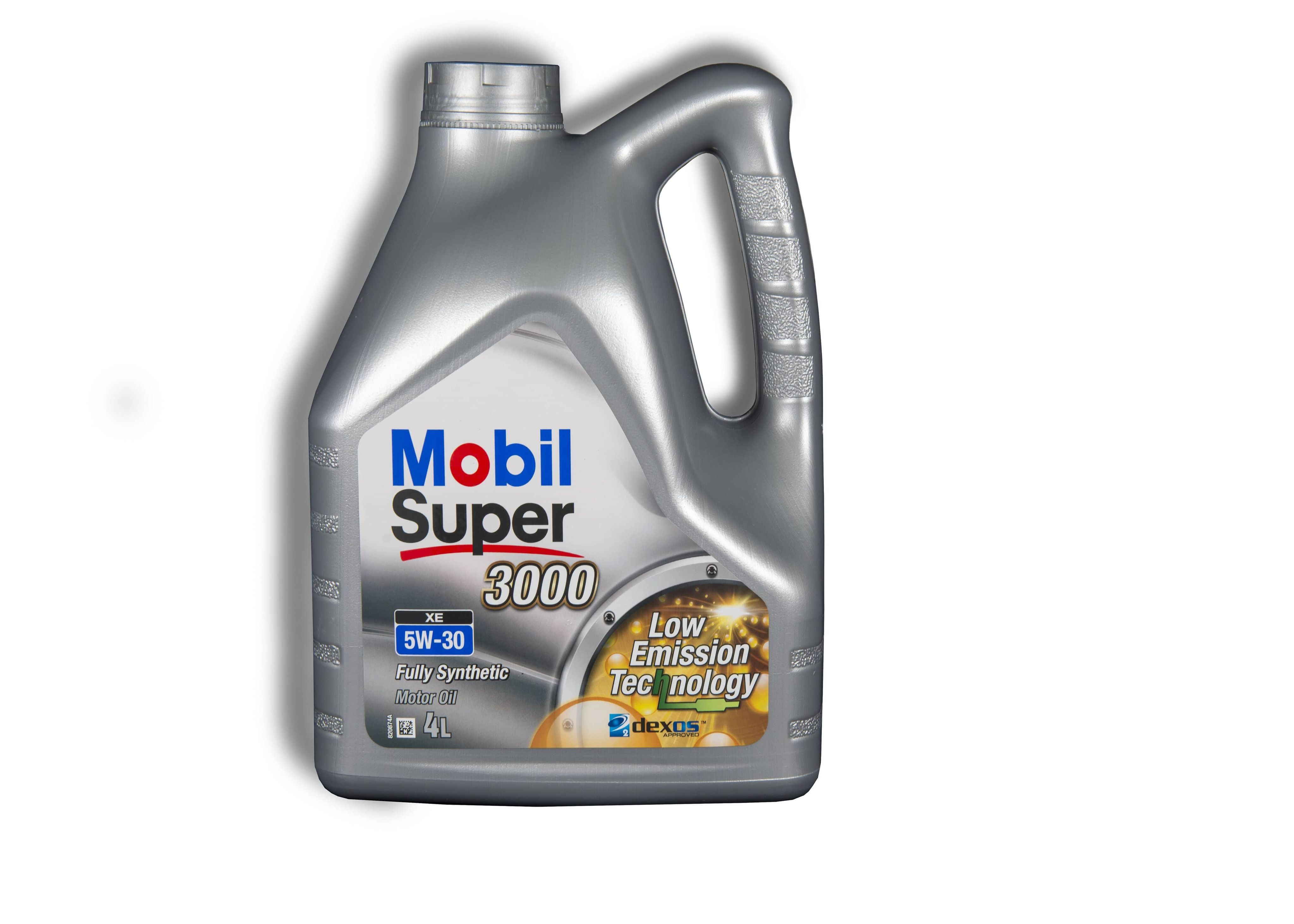Масло моторное Mobil Super 3000 XE 5W-30 синтетика 4 л, артикул 152505 — фото автозапчасти