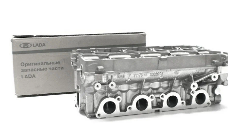 Головка блока цилиндров LADA Vesta, X-Ray (1,8л 16кл) в сборе с клапанами и толкателями, артикул 21176-1003007-50 — фото автозапчасти