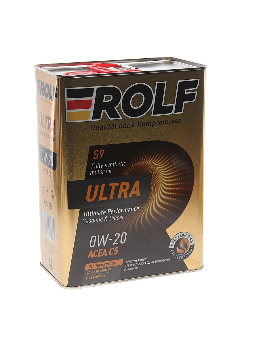 Масло моторное ROLF Ultra 5W-30 SP, A5/B5 синтетика 4 л, артикул 323147 — фото автозапчасти
