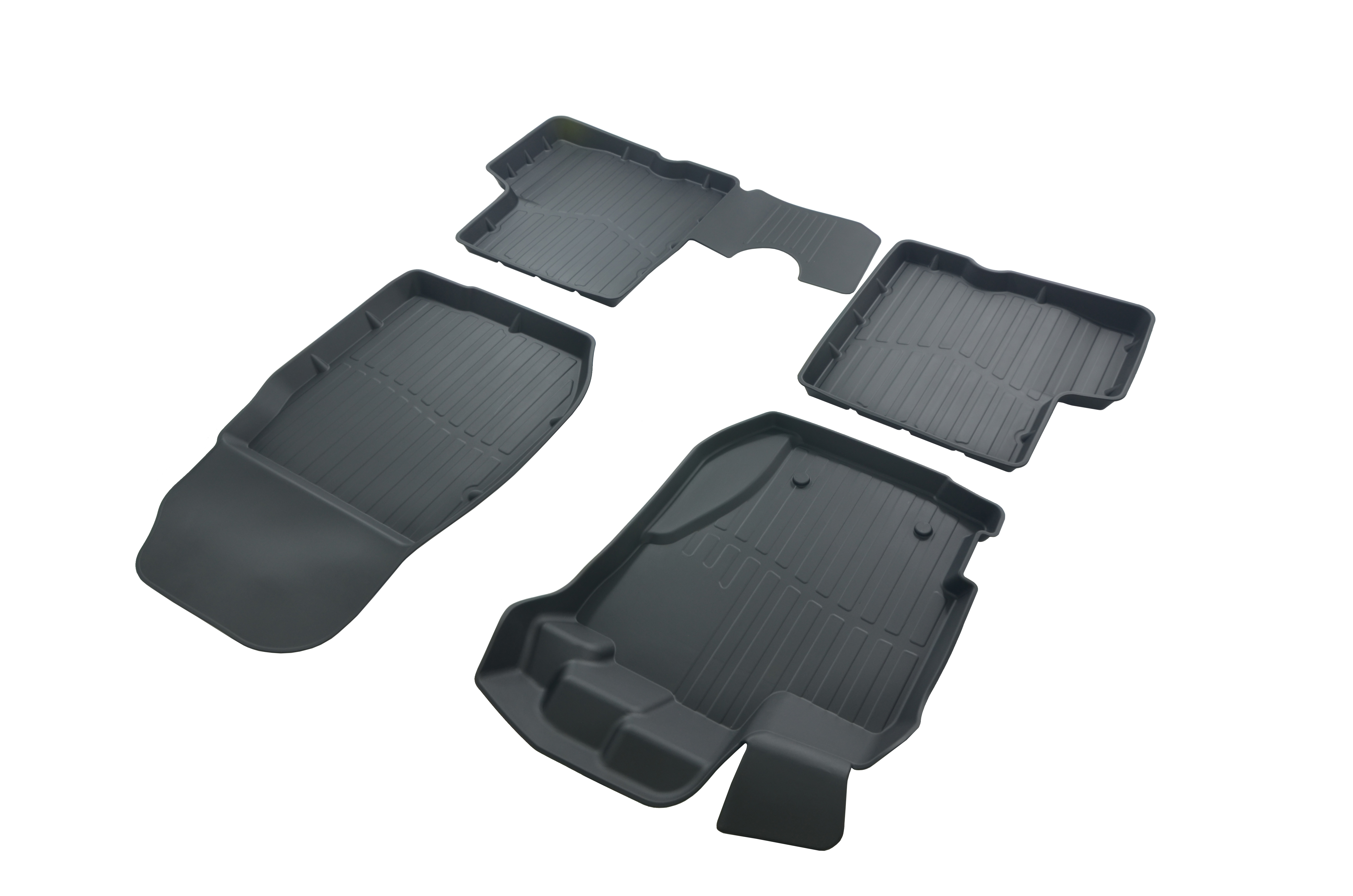 Коврики пола Renault Kaptur (2020-) 3D LUX (к-т 4 шт) SRTK, артикул 3D.RN.CAP.20G.02X35 — фото автозапчасти