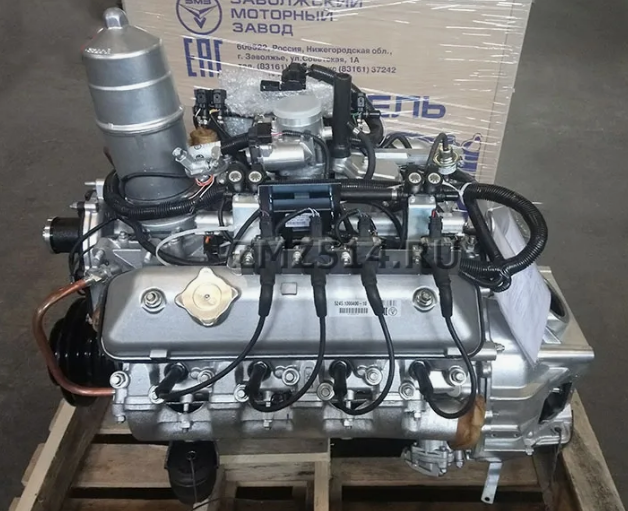 Двигатель с оборудованием ПАЗ-3205 Евро-5, АИ-92/ГАЗ (LPG - ПРОПАН) КМПСУД МИКАС 12.48 ЗМЗ, артикул 5245.1000400-10 — фото автозапчасти