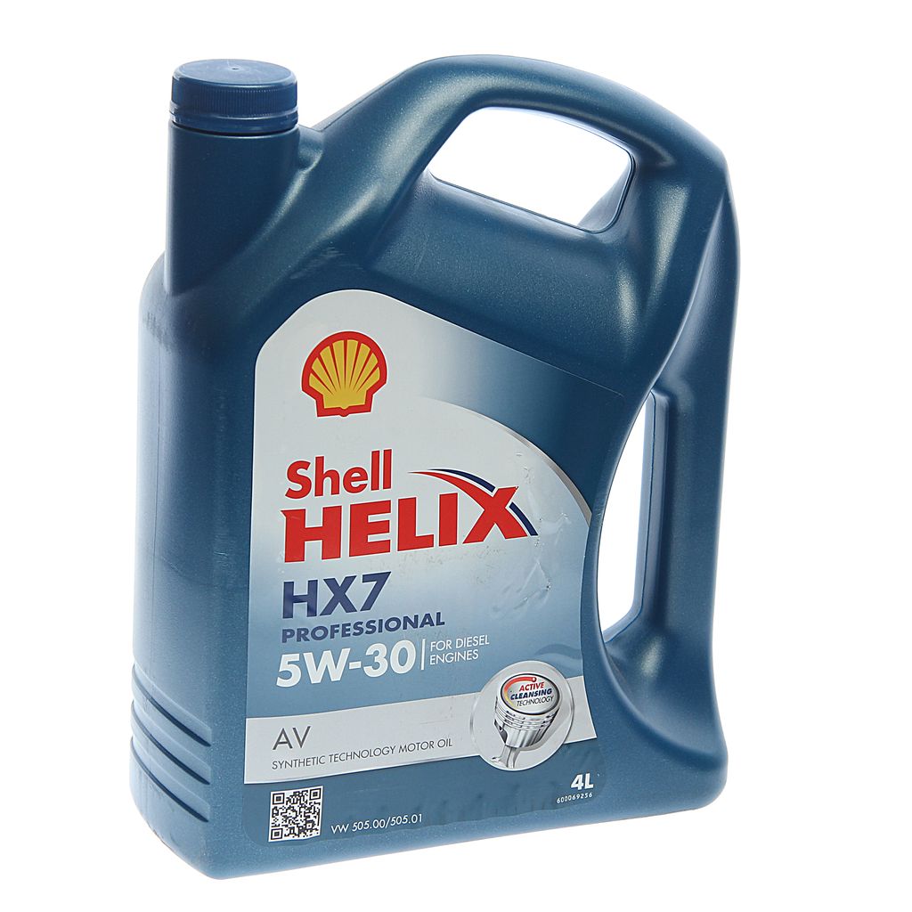 Масло моторное Shell Helix HX7 10W-40 SP, A3/B4 п/синтетика 4 л, артикул 550070333 — фото автозапчасти