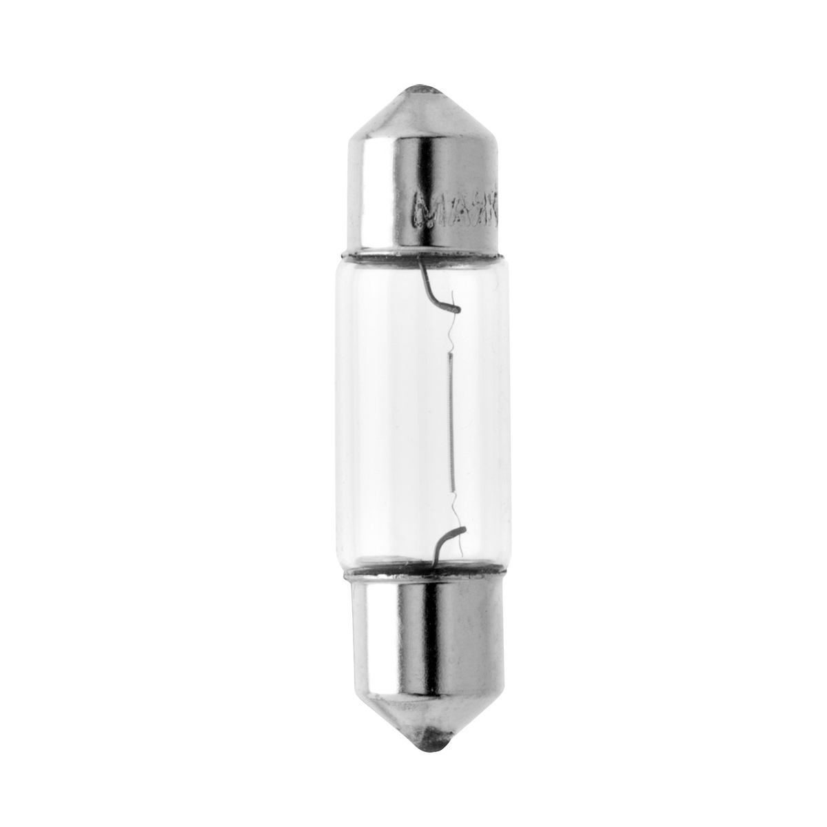 Автолампа C10W, 12V 10W, цоколь SV8.5 (31мм) (салон, номерной знак). 61210c(31) "МАЯК" — фото автозапчасти
