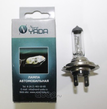 Автолампа H7, 12V 100W, цоколь Px26d, "CLEAR". 800038 "Nord YADA" — фото автозапчасти