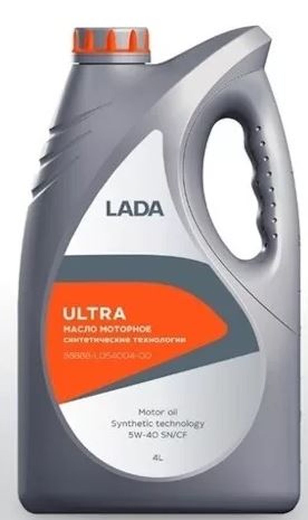 Масло моторное LADA ULTRA 5W-40 SN/CF синтетика 4 л, артикул 88888R05400400 — фото автозапчасти