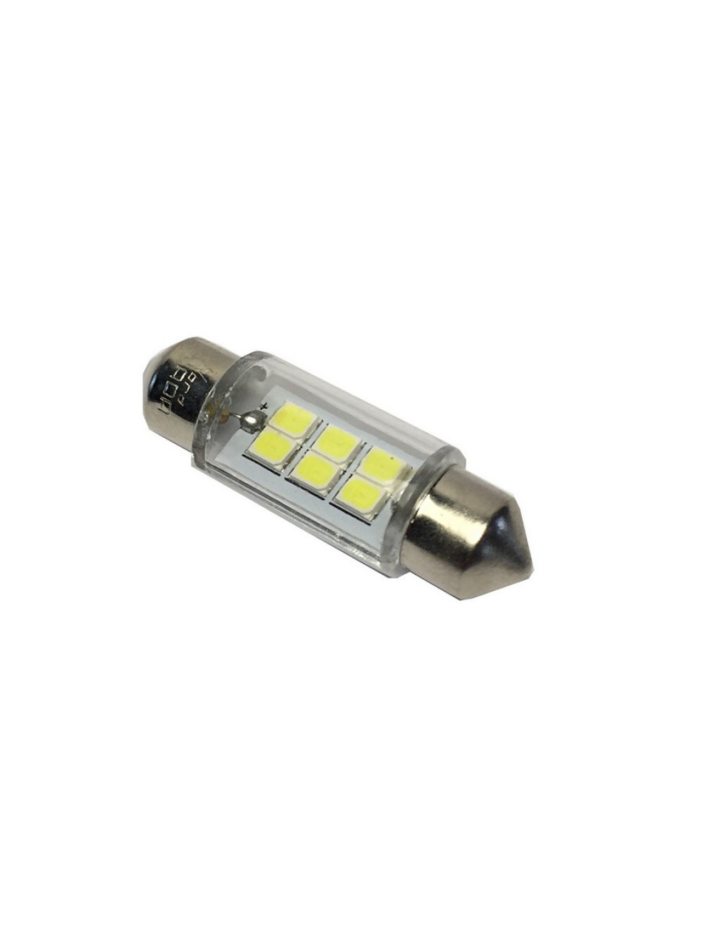 Автолампа C5W, 12V, S8,5 (36mm), (светодиод T11 6SMD) белый (0.36W 36lm). 900302 "Nord YADA" — фото автозапчасти