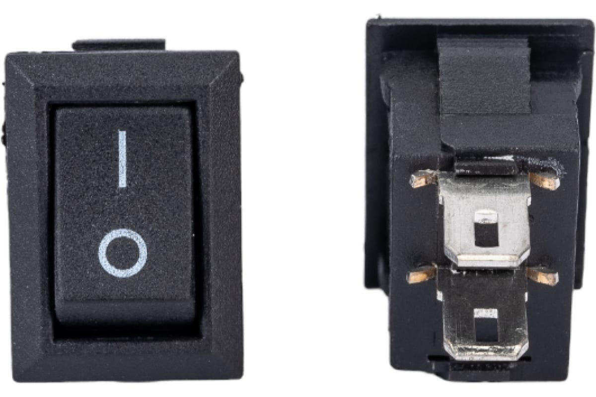 Клавиша 250V 3А Micro черная (2конт.) ON-OFF. 905465 "Nord YADA" — фото автозапчасти