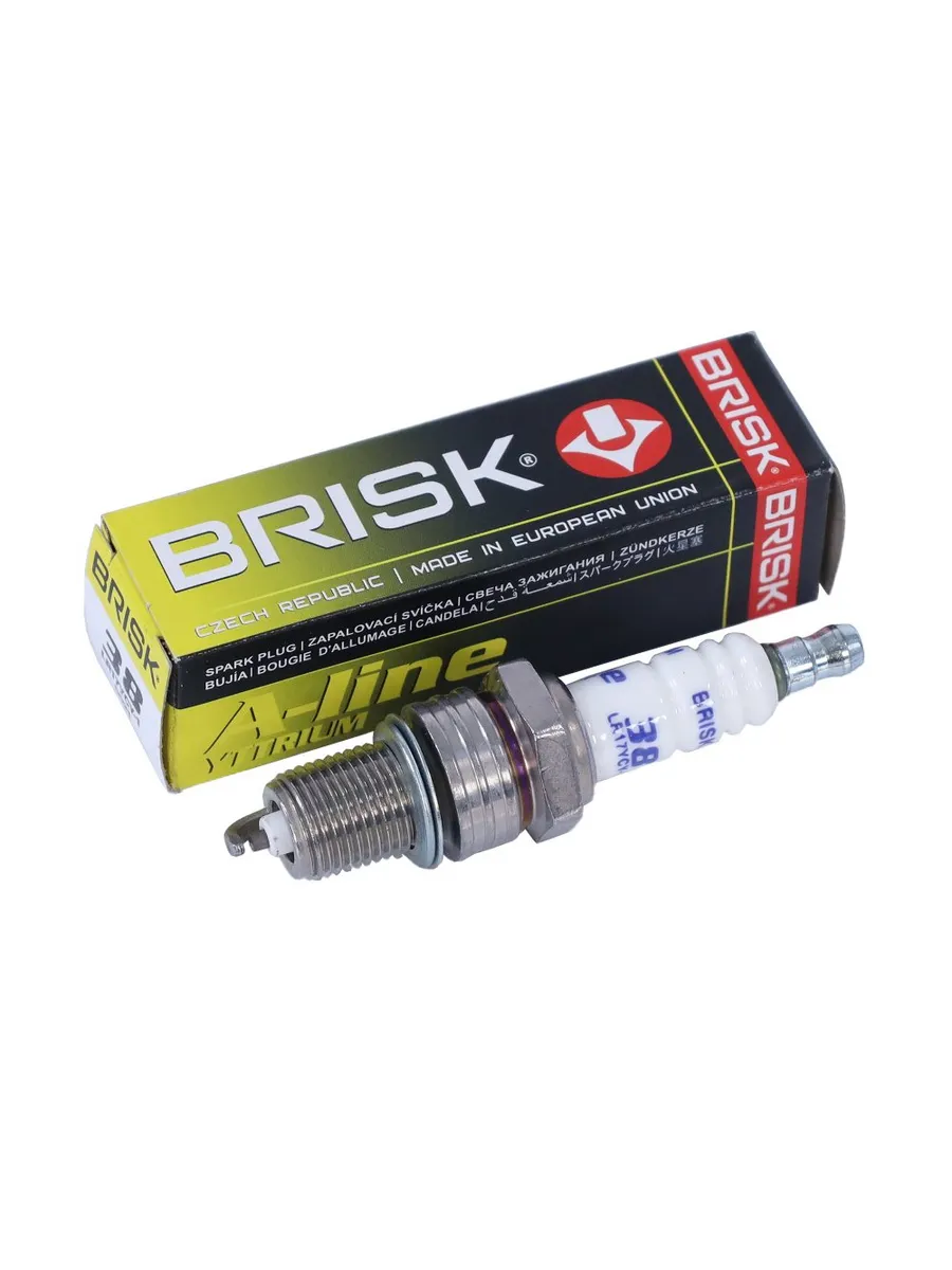Свеча №38/ LR17YCY-1-N/ Brisk A-Line/ Комплект 4шт./ DAEWOO, Kia, Mitsubish
