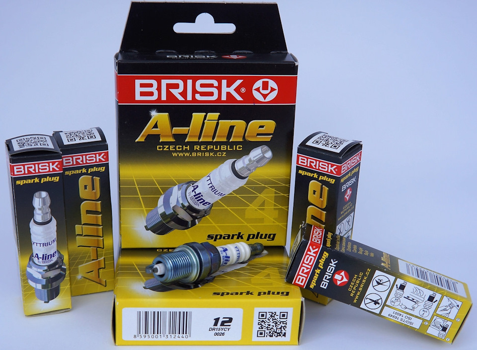 Свеча №4/ L15YCY-N(B)/ Brisk A-Line/ 1шт./ ВАЗ, Mitsubishi, Nissan, артикул A-Line 4 — фото автозапчасти