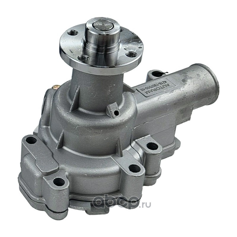 Водяной насос ГАЗель Бизнес, (дв. УМЗ 4216 Е-3) (штуцеры d20 и d8). 4216-1307010-10 "AUTORAM", артикул ASW-019224 — фото автозапчасти