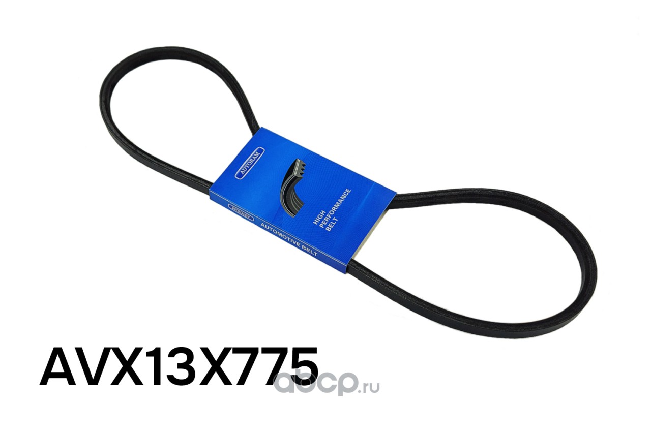 Ремень 775*11*10 ГАЗель Бизнес дв. УМЗ 4216 Евро 4, " А274 EvoTech 2.7 " ГУР зубчатый (AM-26-155) АВТОМАГНАТ г.Москва, артикул AVX13X775 — фото автозапчасти