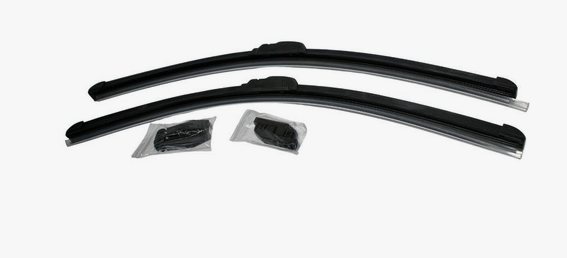Щётка стеклоочистителя бескаркасная 53/53см./21"/21", 2шт, 4-е адаптера, УАЗ 3163 Патриот, 2363 Пикап, уп. коробка AirLine, артикул AWB-BK-530K — фото автозапчасти