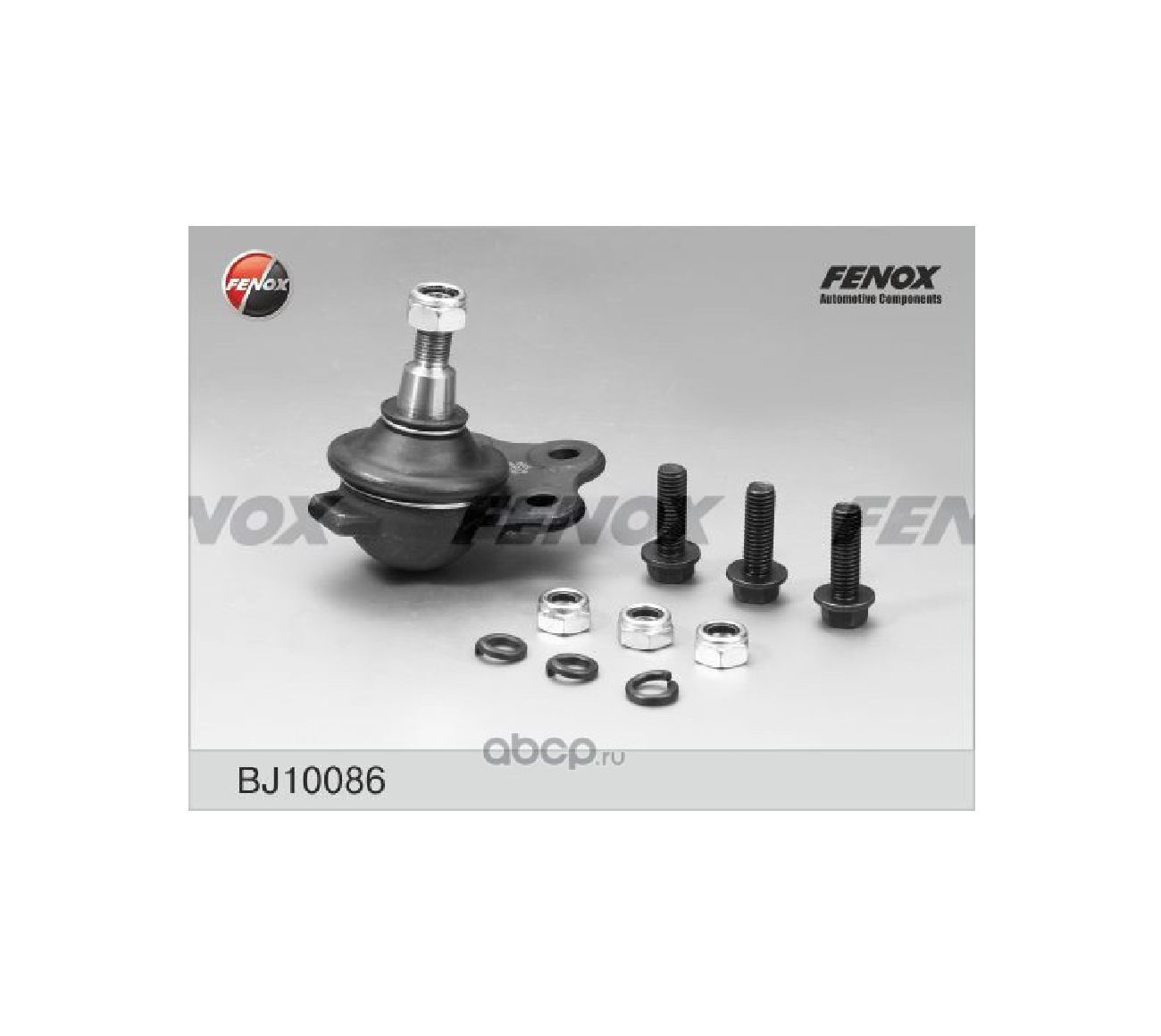 Шаровая опора Renault Duster (10-), Nissan Terrano (14-), нижняя. "FENOX", артикул BJ10086 — фото автозапчасти