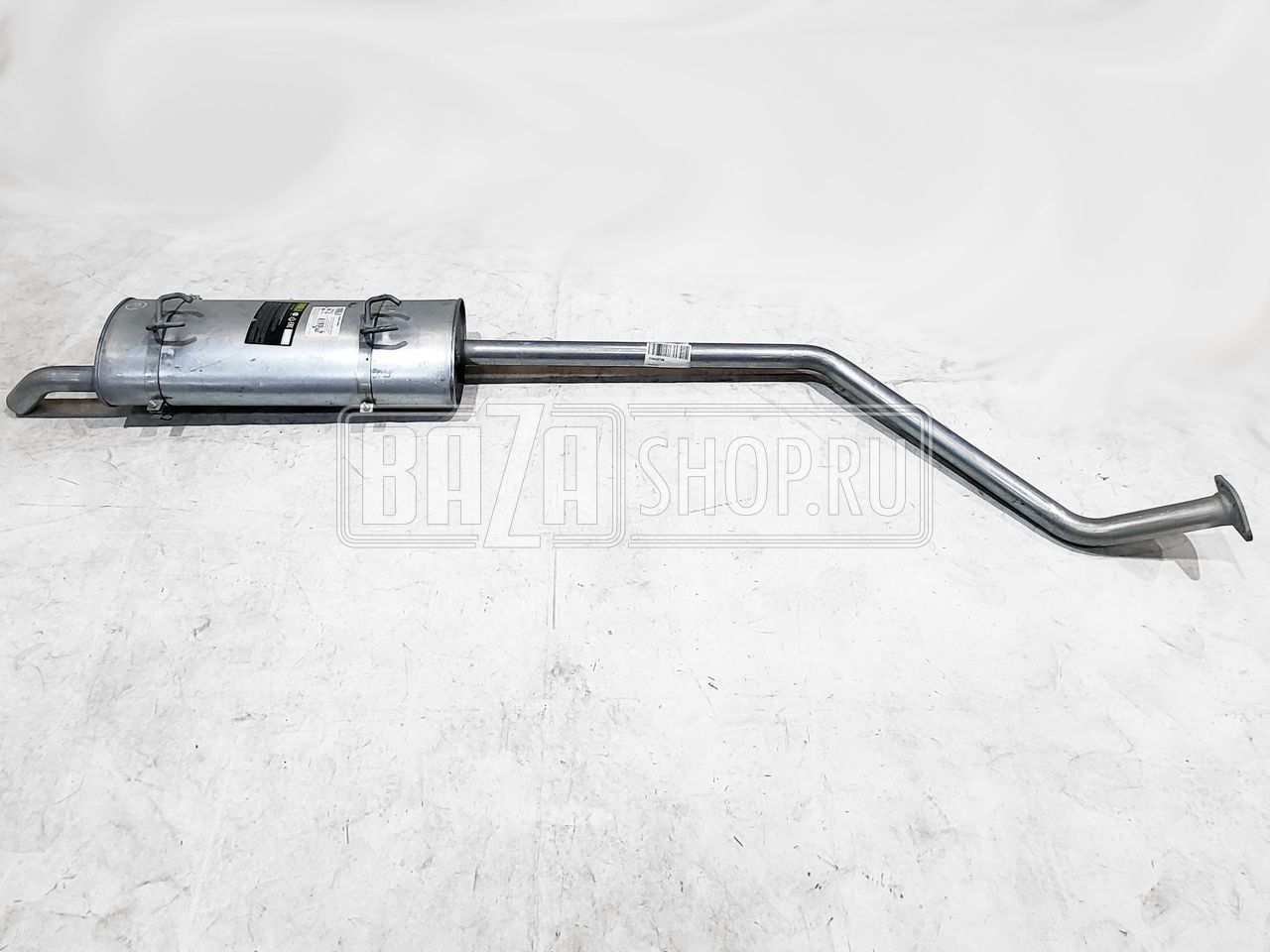 Глушитель ГАЗель Next, (дв.Cummins ISF2.8S ЕВРО-5) осн.+хомуты удл.(алюм.ст.). EMM 0330 "TRIALLI" — фото автозапчасти