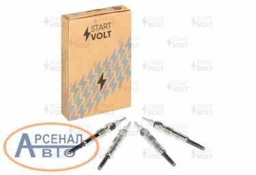 Свеча накаливания AUDI, FORD, SEAT, SKODA, VW, (к-т 4 шт). GLSP 503 "STARTVOLT" — фото автозапчасти