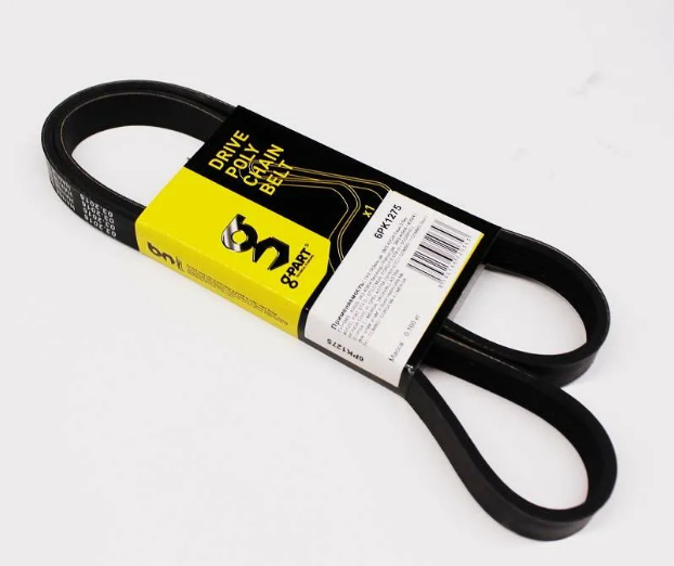 Ремень 1275 6PK Газель, Соболь, УАЗ без ГУРа дв 405, 409 Евро-3, CHERY Amulet, FORD SCORPIO I, HONDA CIVIC EU, OPEL ASTRA H, VOLVO 850/S70/V70 G-PART, артикул GP.10220047 — фото автозапчасти