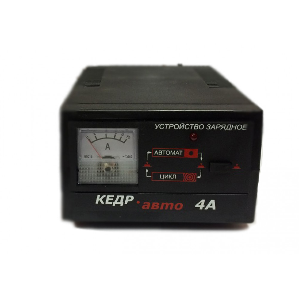Устройство зарядное КЕДР-АВТО 4A 12V/220V "PLUS". (НИИПП) г.Томск, артикул KA4-PLUS — фото автозапчасти