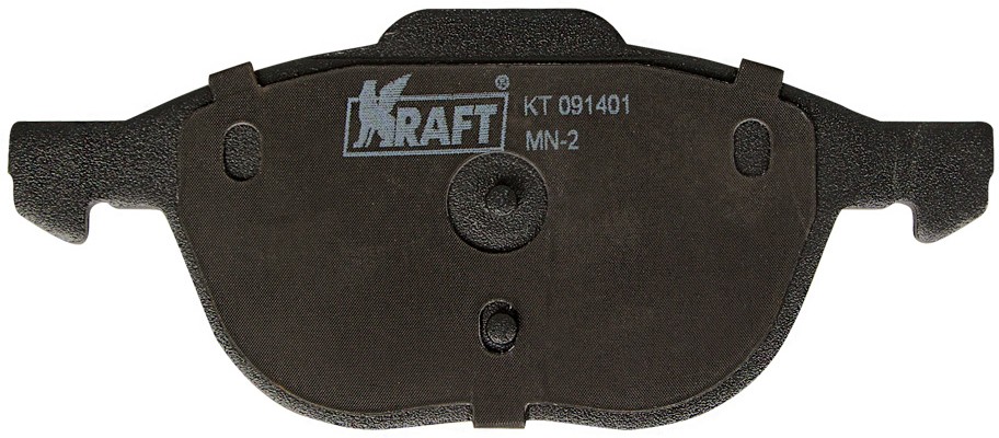 Колодки передние FORD Focus C-MAX, Focus II, дисковые (с антишумовой накладкой). KT 091401 "KRAFT" — фото автозапчасти