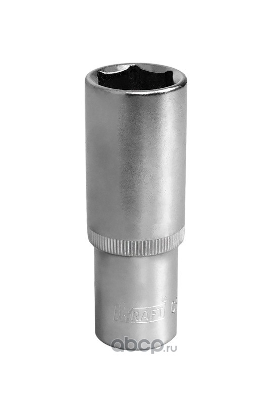 Головка торцевая 1/2"Dr глубокая 19мм. KT 700383 "KRAFT" — фото автозапчасти