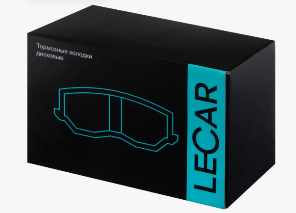 Колодка тормозная MITSUBISHI Outlander II, III 06-, Lancer IX, X 03-, Pajero Sport 96 (к-т 4шт) передняя LECAR, артикул LECAR-0004122-01 — фото автозапчасти