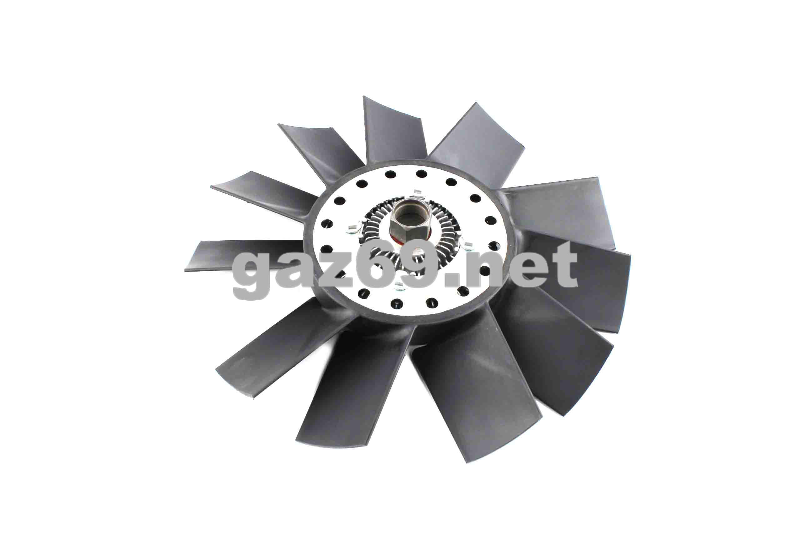 Вентилятор ГАЗель Next УМЗ А-274 Evotech с вязкостной муфтой в сб. GP.10640005 G-PART ГАЗ г.Н.Новгород, артикул PR.A21R23-1308010 — фото автозапчасти