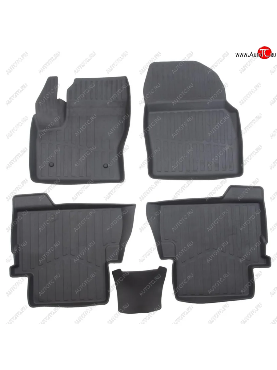 Коврики пола FORD Kuga II (2012-) Premium (к-т 4 шт) SRTK, артикул PR.FD.KU.12G.02078 — фото автозапчасти