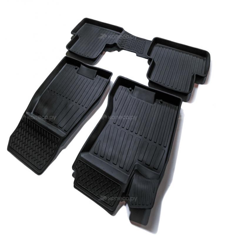 Коврики пола Nissan X-Trail (2007-2015) Premium (к-т 4 шт) SRTK, артикул PR.NS.X.TR.07G.02029 — фото автозапчасти